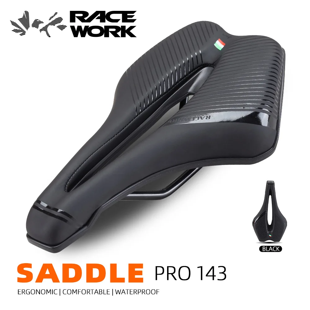 Racework Bike Saddle lightweight Cushion Seat Training Grade Man Road Tt TimeTrial Triathlon MTB Road Racing Bicycle Saddle