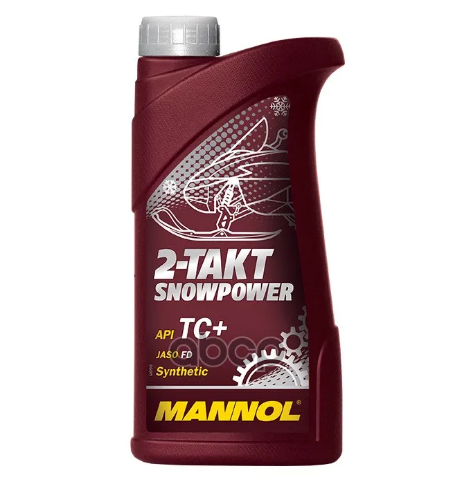 Масло Mannol 2-Takt Snowpower Tc+ (Синтетическое) 1л MANNOL арт. MN72011