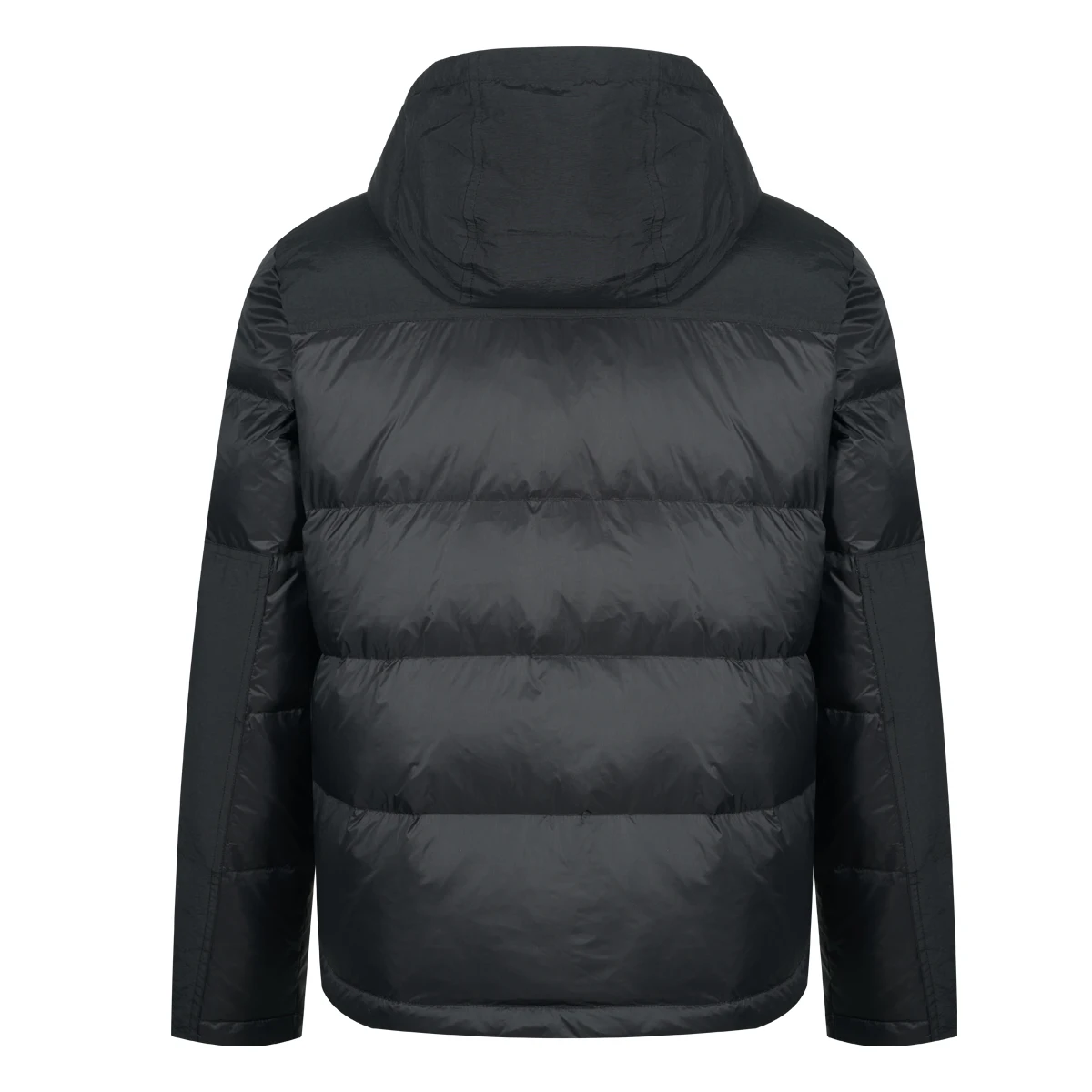 HW 2022 Winter Casual Men Thickened Down Jacket Short Hooded Stand Collar White Duck Coat 100% Polyamide Fiber (Nylon)