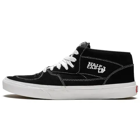 Черные кроссовки унисекс Vans Half Cab True-White VN000DZ3BLK