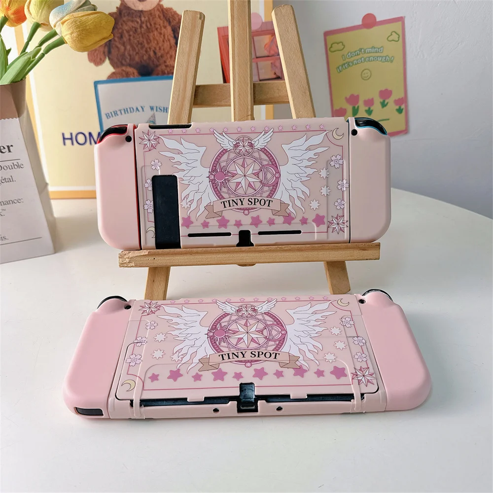 Милый защитный чехол с волшебным образовательным рисунком для Nintendo Switch Oled мужчин