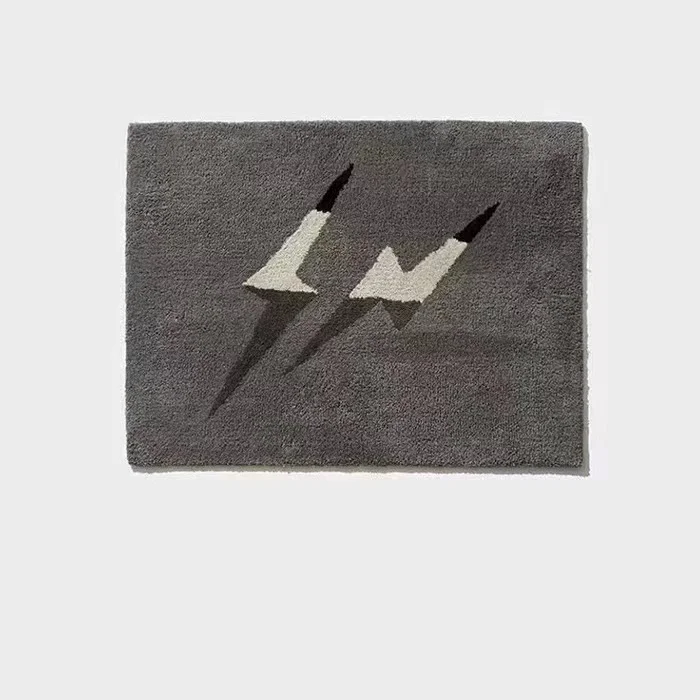 

household lightning rectangular handmade rug