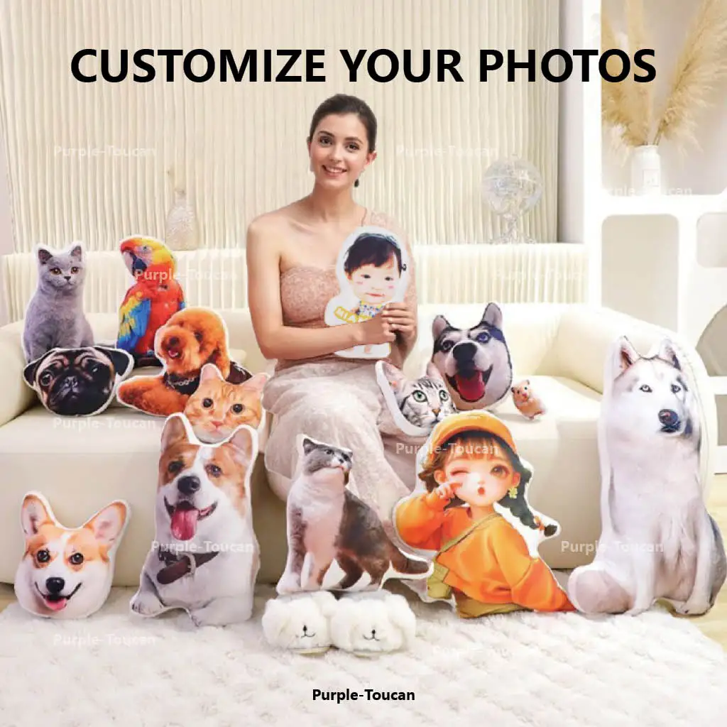 Персонализированная плюшевая подушка