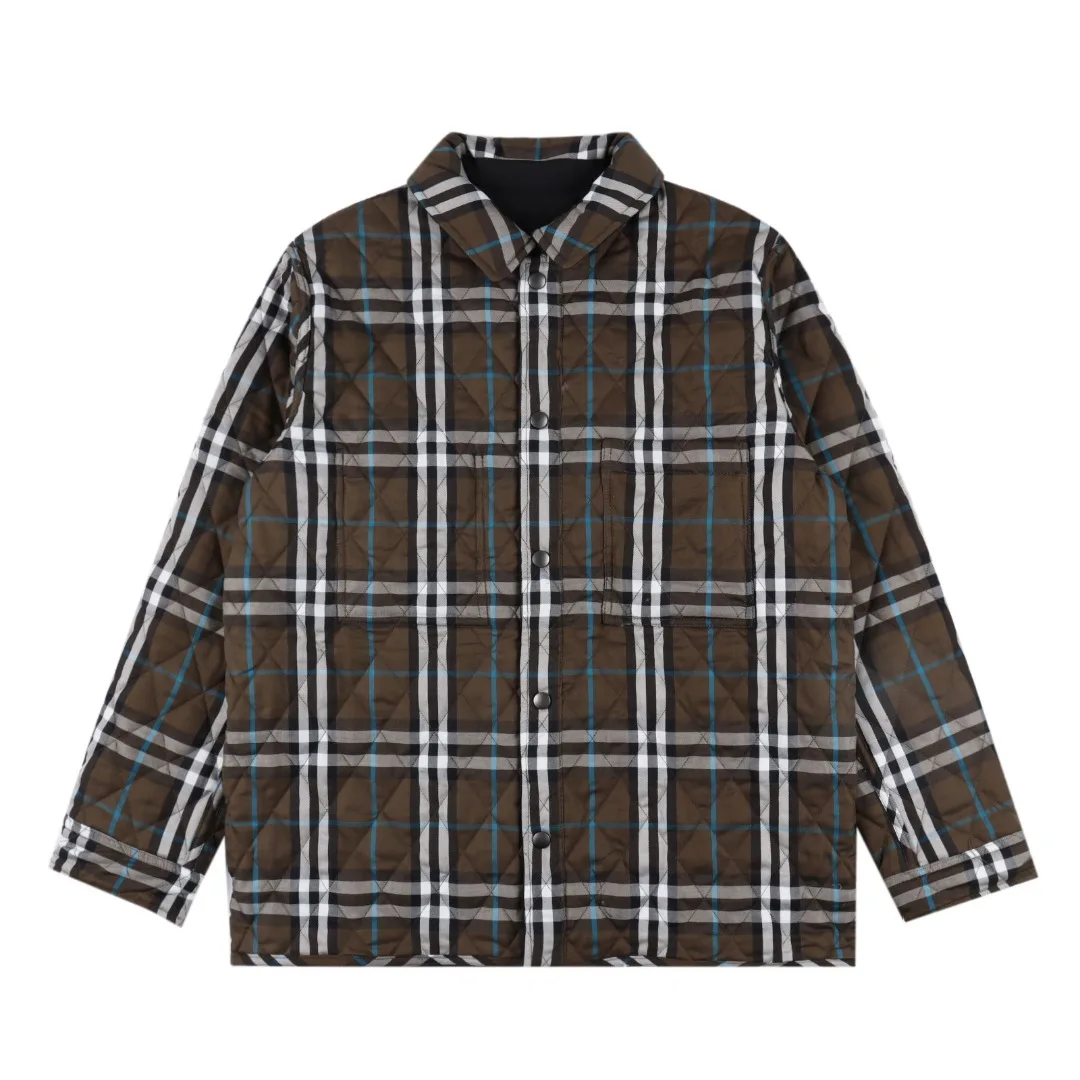 Двусторонняя хлопчатобумажная куртка Burberry style 1:1 пригодная для носки как мужчин