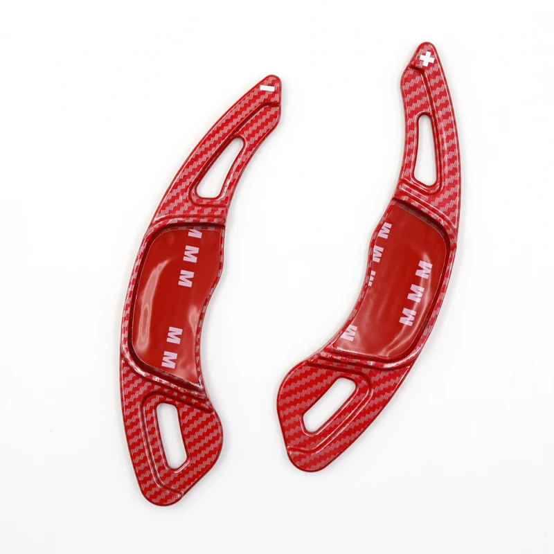 Автомобильное рулевое колесо весло из углеродного волокна для Volkswagen VW Polo Virtus MK6 AW