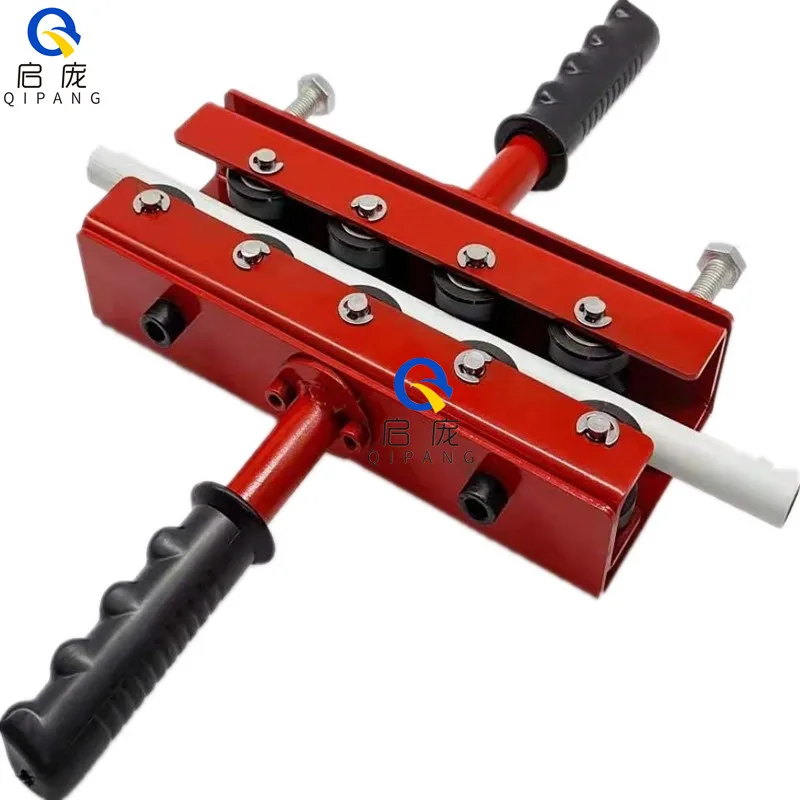 

6-12mm Tube Pipe Straightener Straightening Copper Aluminum Pipe 14-25mm Manual Handle Saved Effort Pipe Straightening Machine