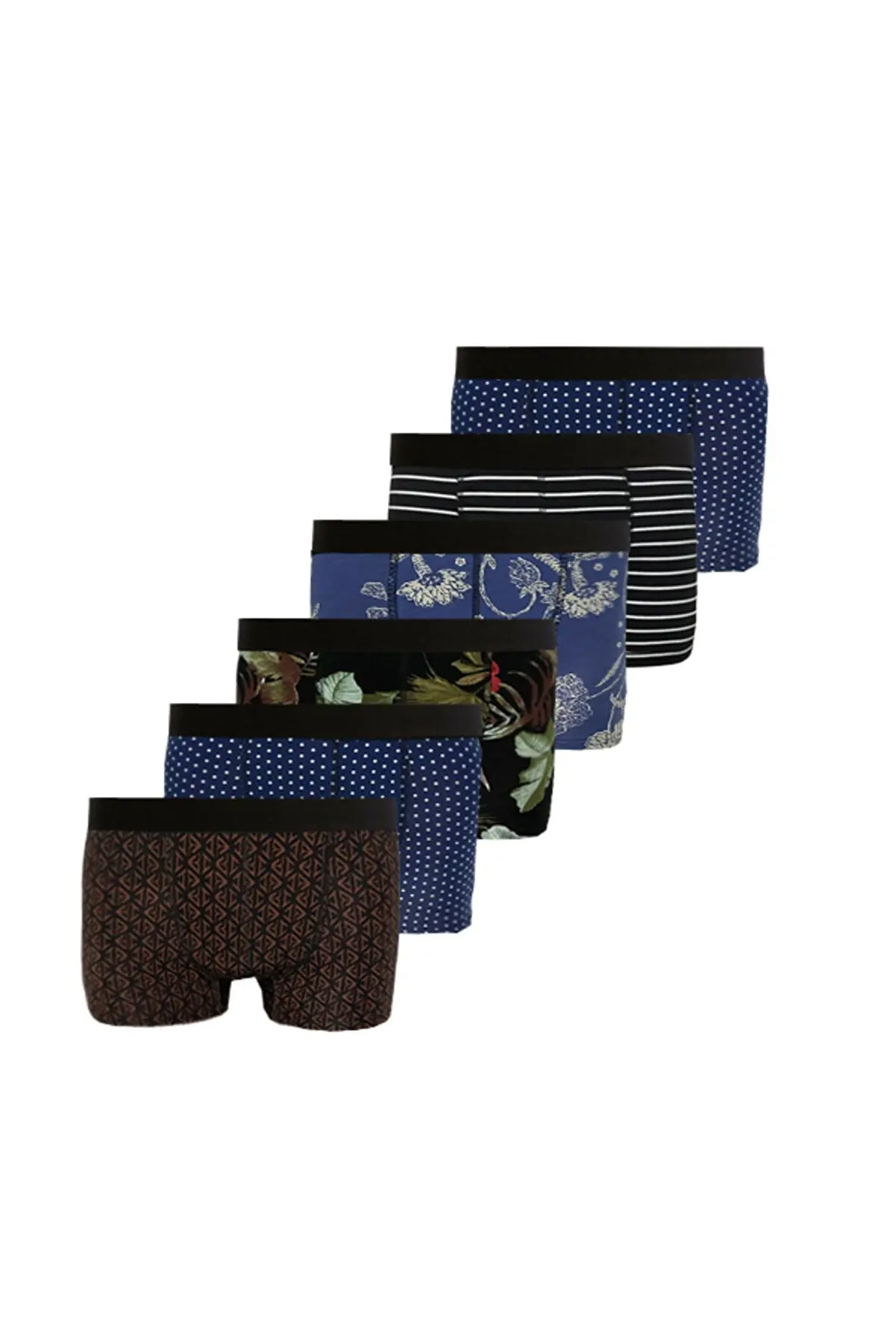 

Pacman Men's Boxer 6 Piece Patterned Set ModaPacman B1W04