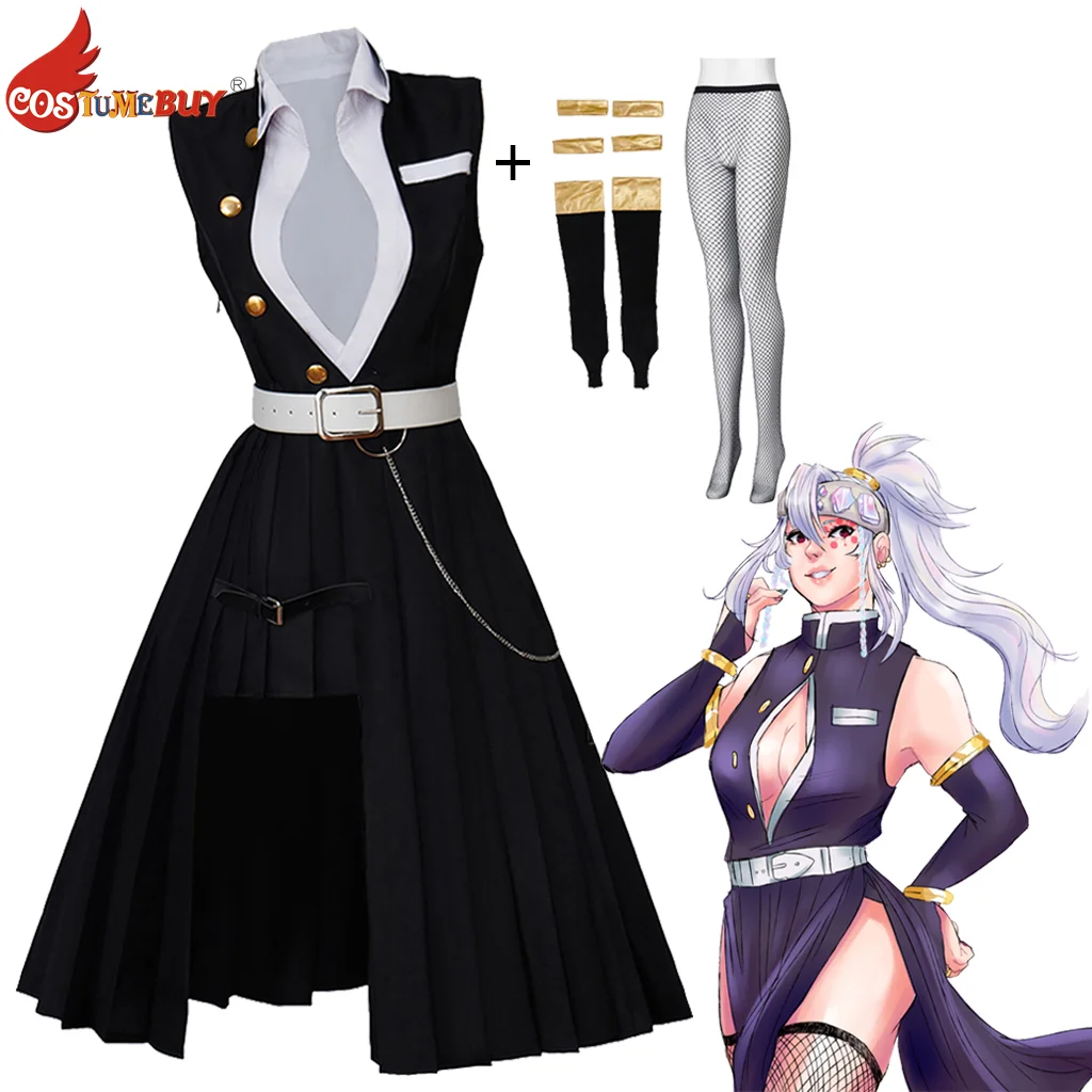 

CostumeBuy Demon Slayer Kimetsu No Yaiba Anime Uzui Tengen Female Cosplay Costume Women Dress Adult Sexy Skirt Outfits