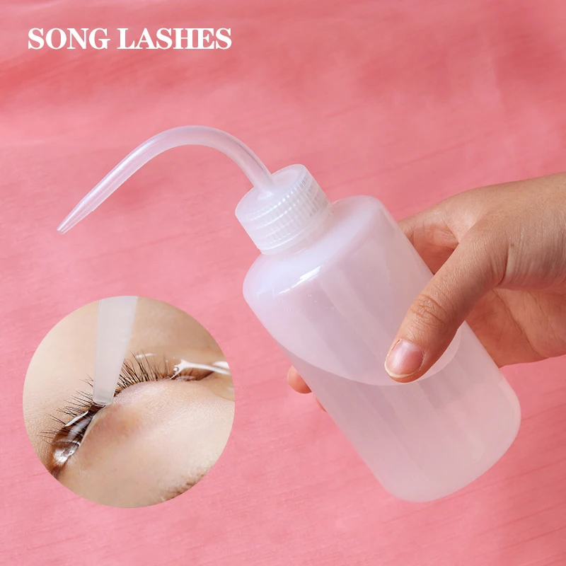 

Бутылочка для чистки ресниц Song Lashes для наращивания ресниц удобная и быстрая 200/500 мл на выбор с салоном красоты/персональным