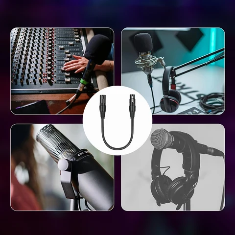 Кабель-адаптер DMX 30 см DMX Кабель для освещения сцены от XLR3 F до XLR 5 М Кабель-адаптер для микрофона DMX Stage Lighting Turnaround