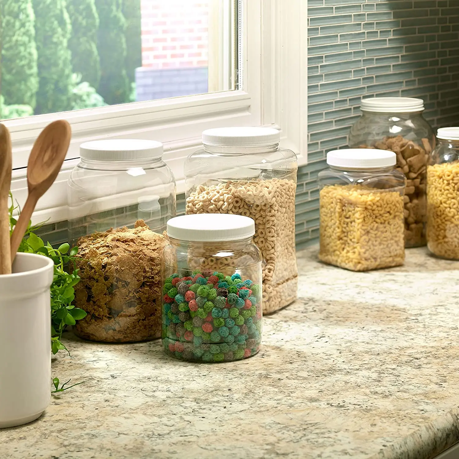 Стеклянная банка для объема 1 галлона стеклянная с широким горлышком крышкой