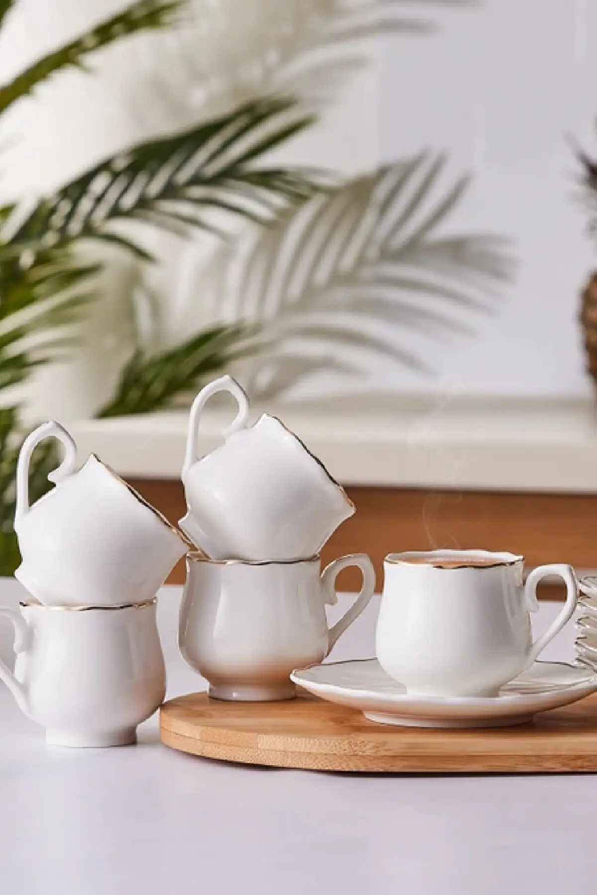 

Set of 6 Coffee Cups 90 ml 1st Class Quality Elegant Coffee Cup Set