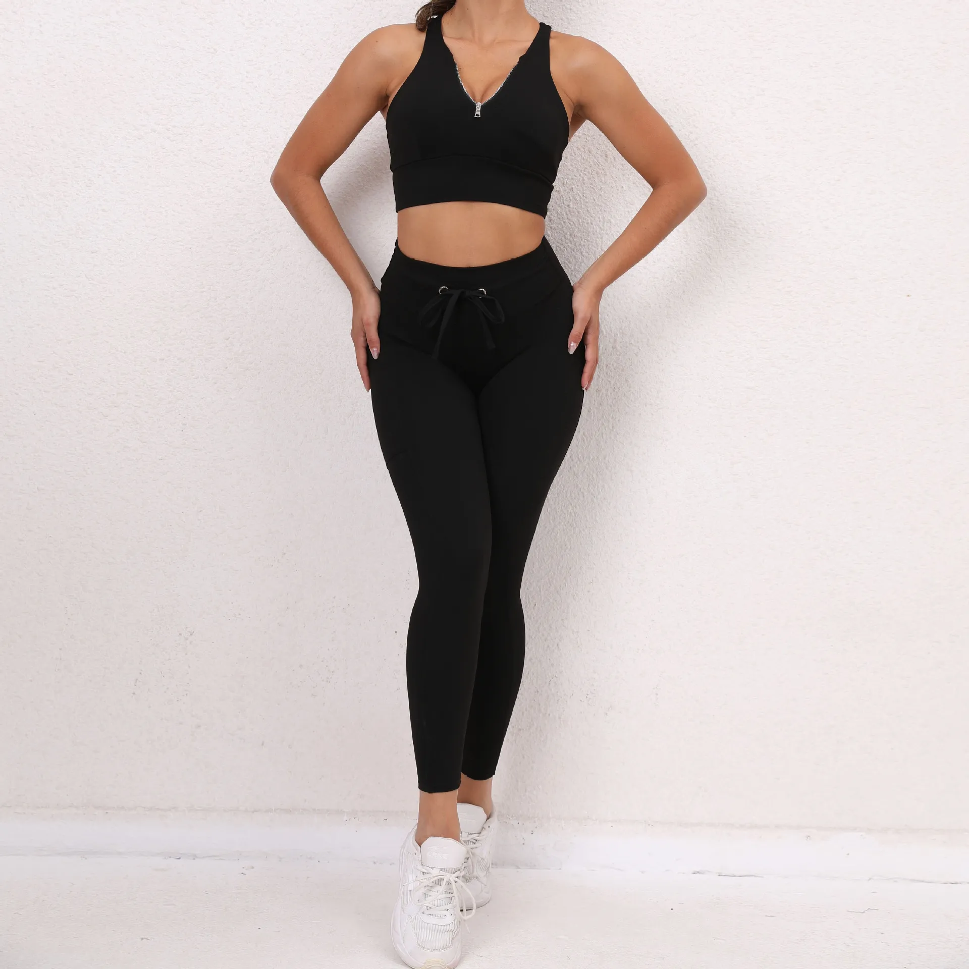 Bombshell No logo Designer Women Gym Clothing Set Thrive Outfit Set - 4 Colors Available Super-High Quality for Gym Yoga Workout