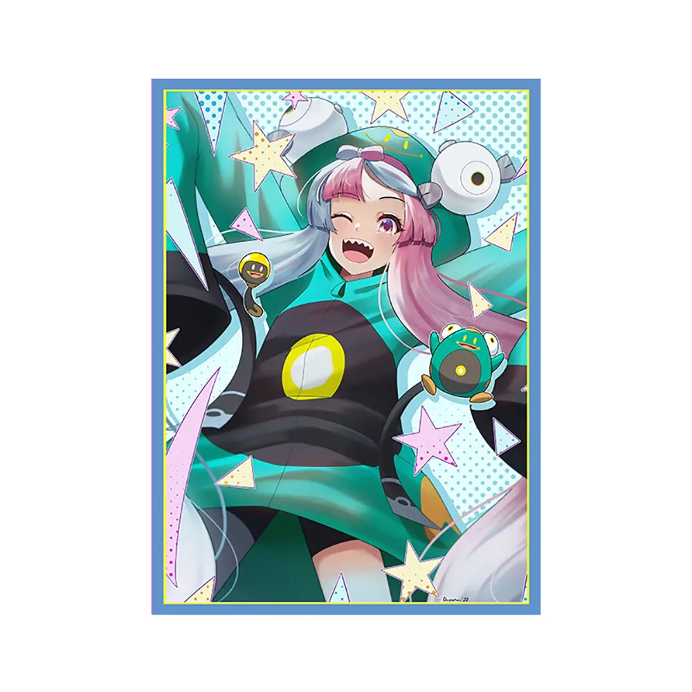 

100ct Laser Top Loader Anime Trading Card Sleeves Card Shield Board Game Deck Protector for WS MTG DTCG PTCG Sized Cards 66x91mm