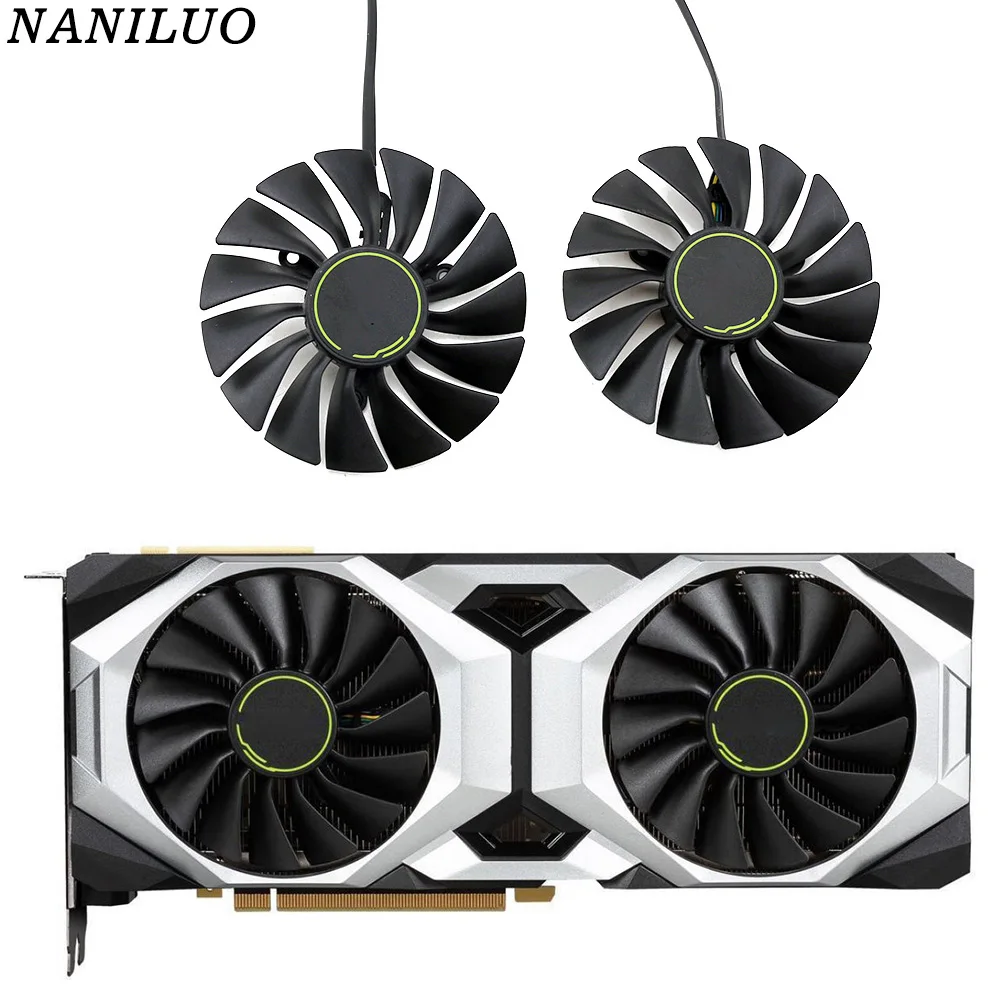 

PLA09215B12H 12V 0.55 RTX 2080 Ti VENTUS OC Graphic Cooler fan for MSI Geforce RTX 2080Ti 2080 Super Video Card Fan