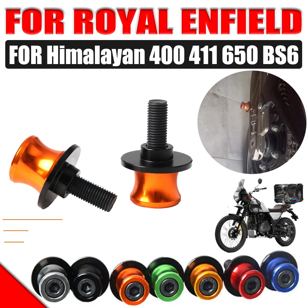 

For Royal Enfield Himalayan 411 400 650 BS6 INT650 Motorcycle Accessories Swingarm Spools Slider Screw 8mm Stand Screws Parts