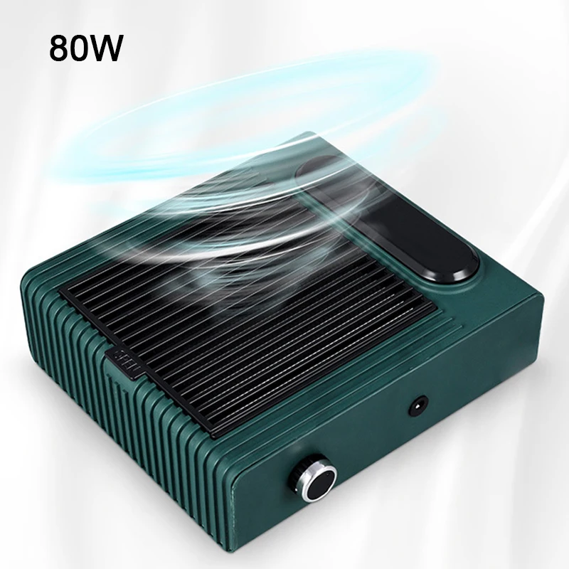 

80W Powerful Nail Suction Dust Collector Low Noisy Strong Nail Vacuum Cleaner Nail Art Equipment Manicure Machine Salon Use