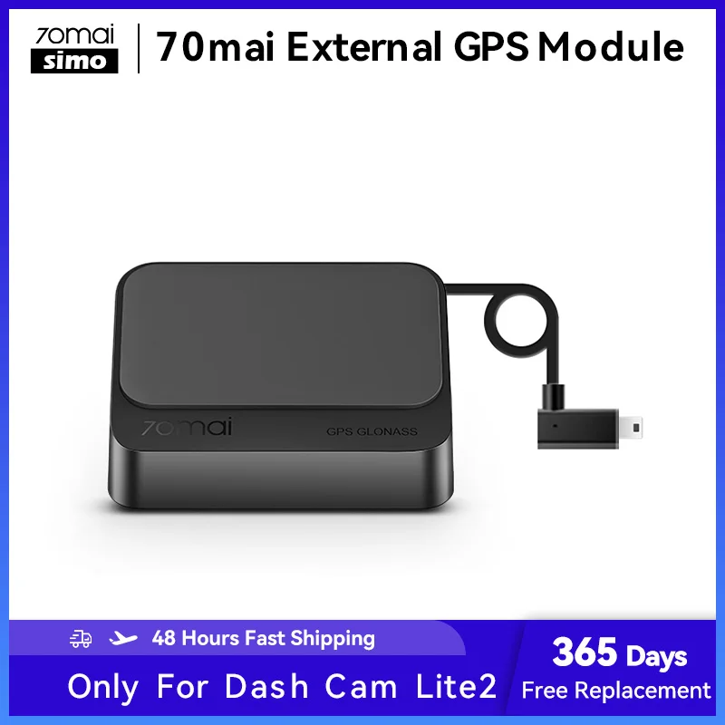Original 70mai GPS Module Speed N coordinates International Version Fit only for 70mai Dash Cam Lite2 D10 GPS function