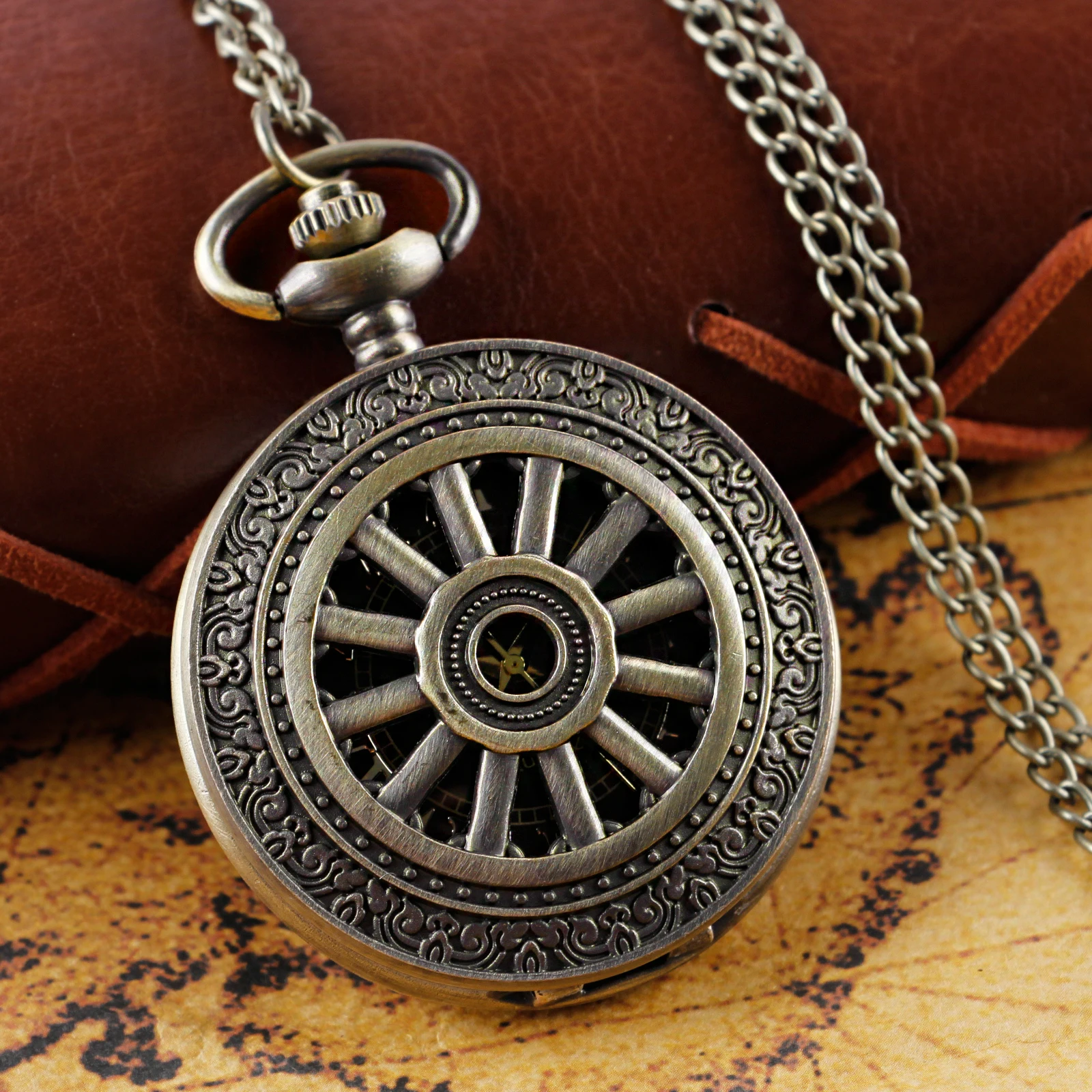 Antique Vintage Hollow Pocket Watches Mechanical For Men Women Casual Hand-winding Fob Watch relogio masculino