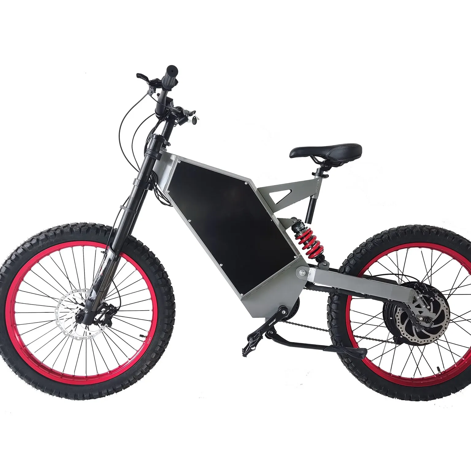 

(ORIGINAL) Hezzo 72V 5000W Electric Dirt Bike Powerful Stealth Bomber Ebike 30Ah Long Range Mini Offroad E-dirtbike