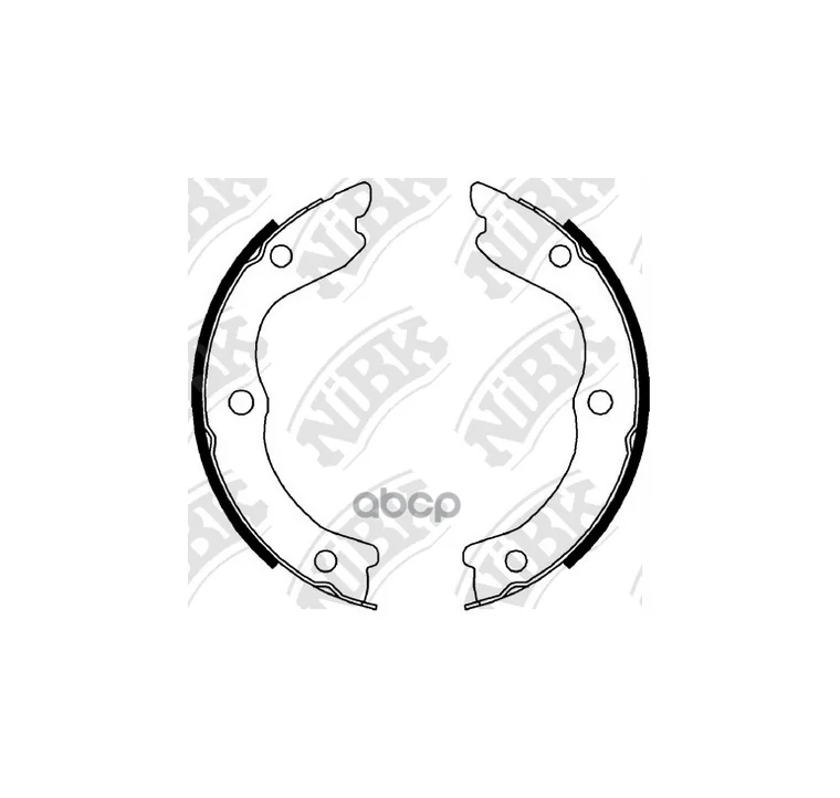 Колодки Тормозные Nissan X-Trail (01-13) Задние Барабанные (4Шт.) Nibk NiBK арт. FN0650