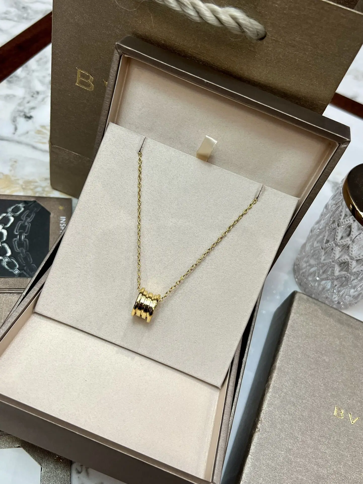 точная копия 1:1 Женское Ожерелье Bvlgari