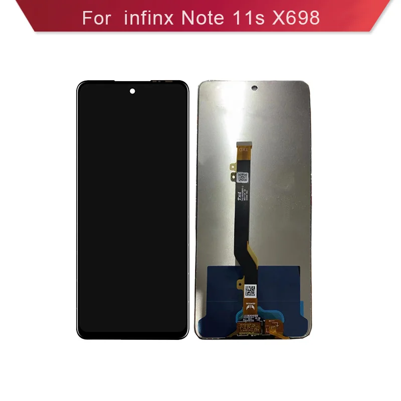 

ЖК-дисплей для Infinix Note 11S X698, ЖК-дисплей с полным сенсорным экраном, стекло для замены в сборе