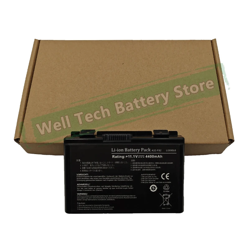 F82 Аккумулятор для ноутбука ASUS F52 F83S K40 K40E K40IJ K40IN K50 K51 K50AB-X2A K50ij K50IN K60 K61 K6C11 K70 K70IC K70IJ