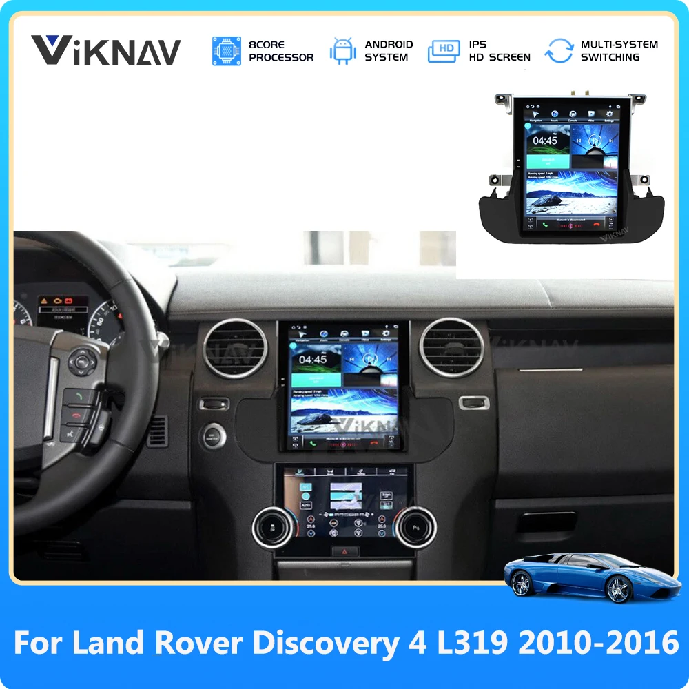

Панель переменного тока для Land Rover Discovery 4 L319 2010-2016 Android 9, автомобильное радио LR4 7 дюймов, сенсорный ЖК-экран с климатическим контролем