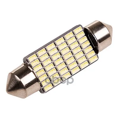 Автолампа Диод T11(C5w) 12v 42 Smd Диода 1-Конт 39мм Белая Skyway Салон, Номер Skyway арт. S08201406