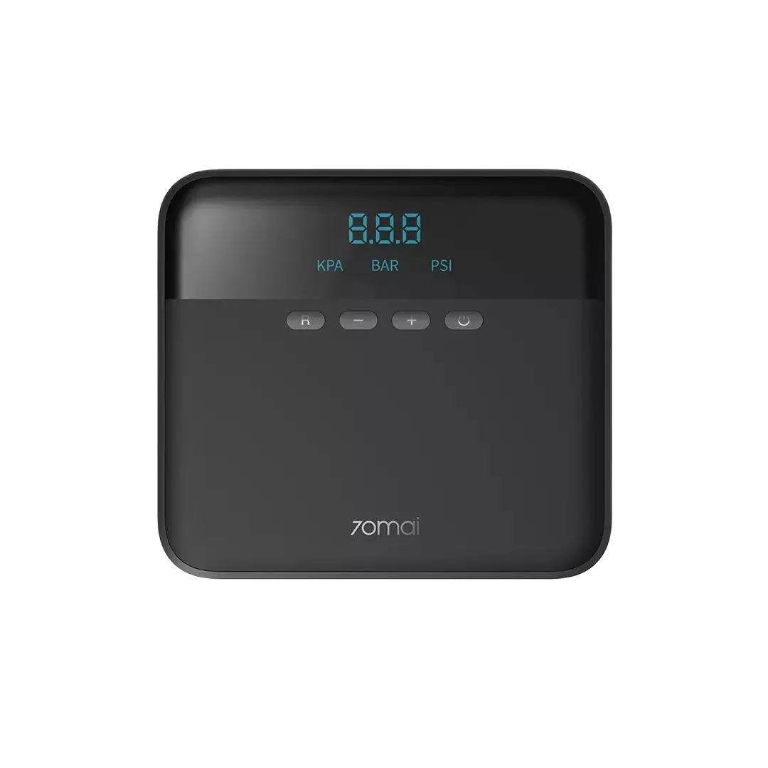 70mai Автомобильный портативный электрический насос воздуха для шин Mini Compressor Tire Inflator Auto Tyre Pump 12V 24V Data On.