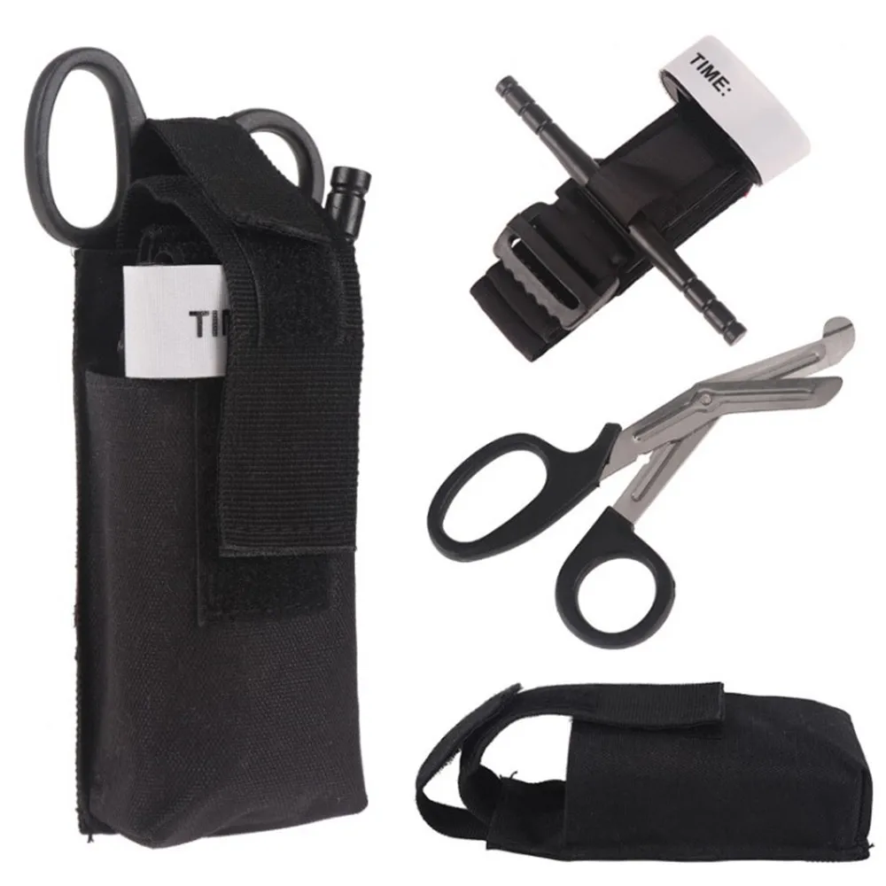 

Scissors Strap blood control life save medic quick tourniquet stanch first aid release trauma rescue slow emergent bleed stop