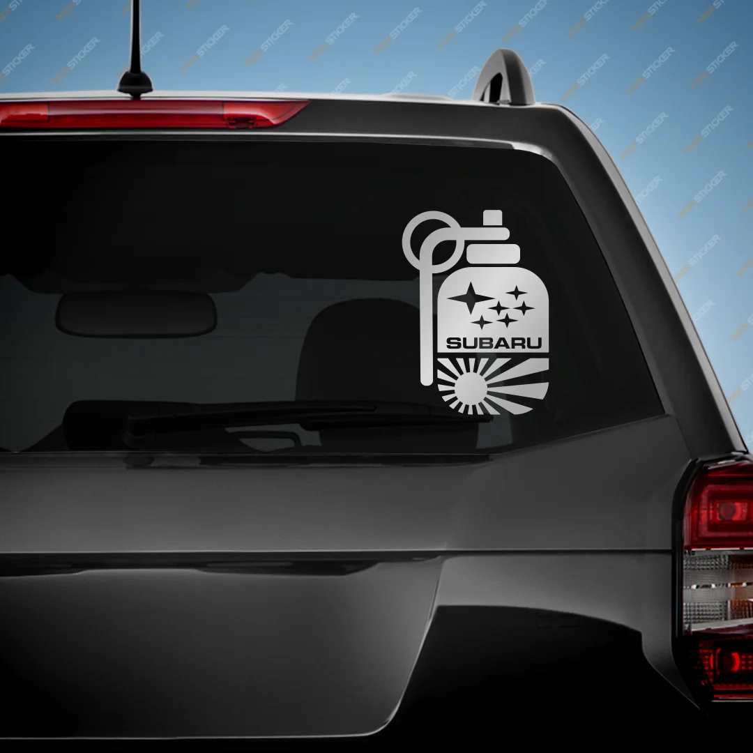 Наклейка на авто для SUBARU - JDM граната SUBARU! виниловая наклейка стикер Граната