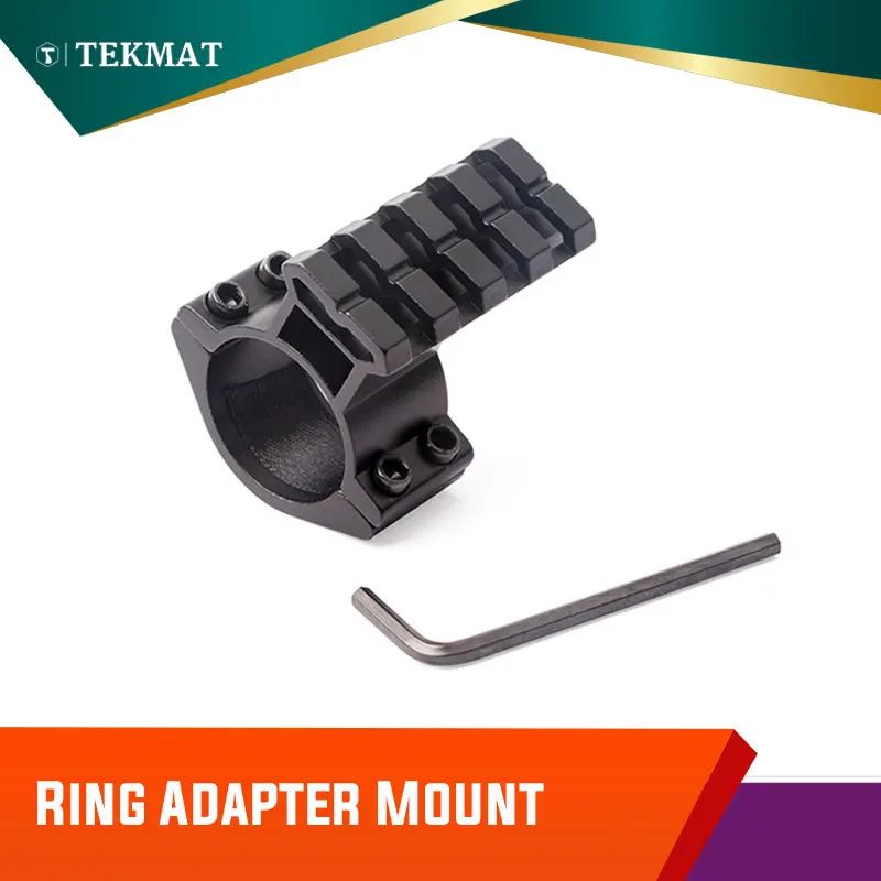 

Xhunter 25mm Ring Adapter 20mm Weaver Picatinny Rail 1 Inch Rifle Scope Barrel Mount Aluminum And Steel Matte Black