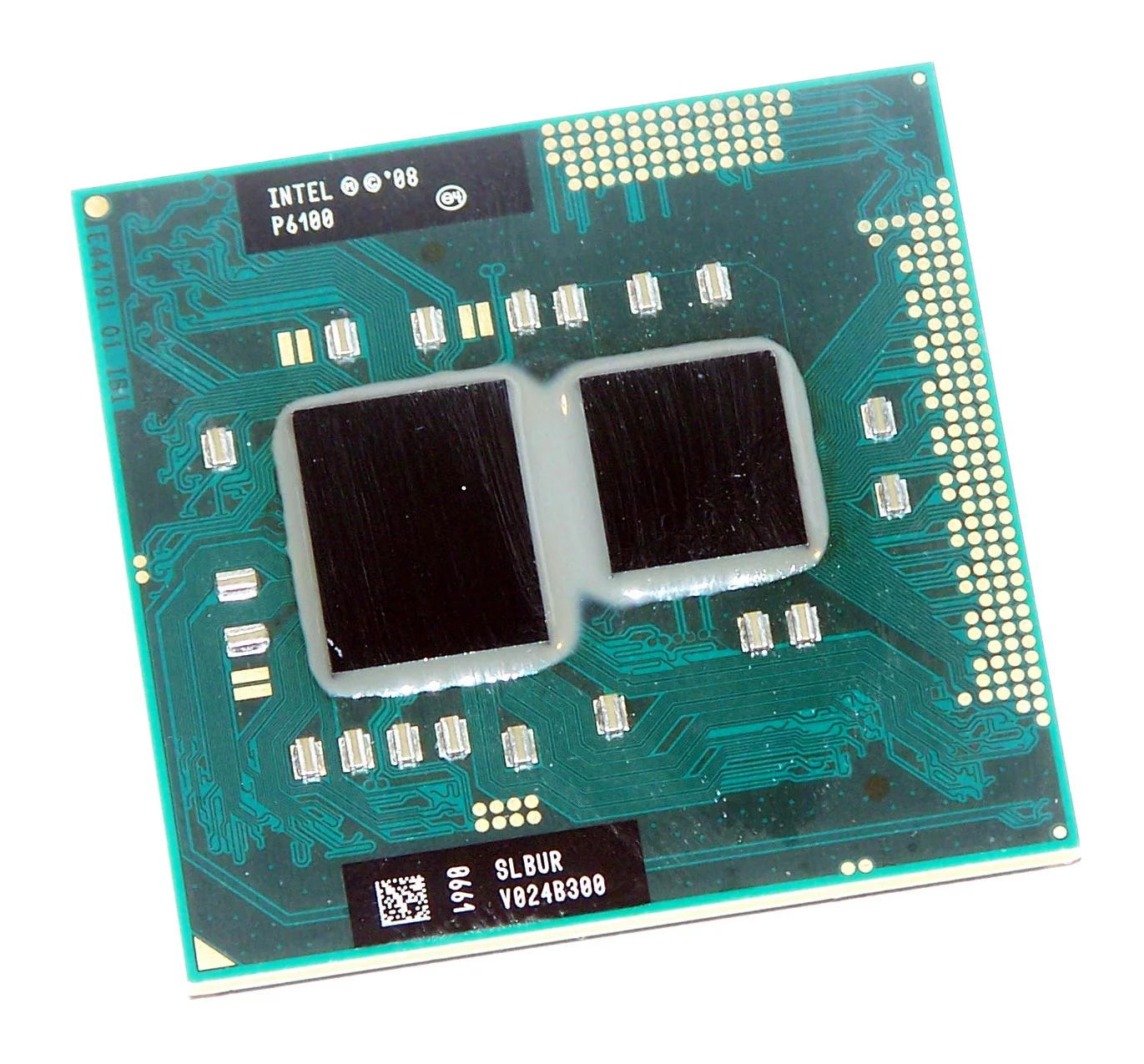 Процессор для ноутбука Intel Pentium P6200 SLBUA с разбора