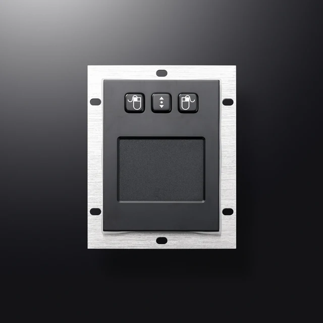 3 Buttons Industrial Pointing Device Touch Pad Panel Mount Wired Mini Metal Touchpad Mouse