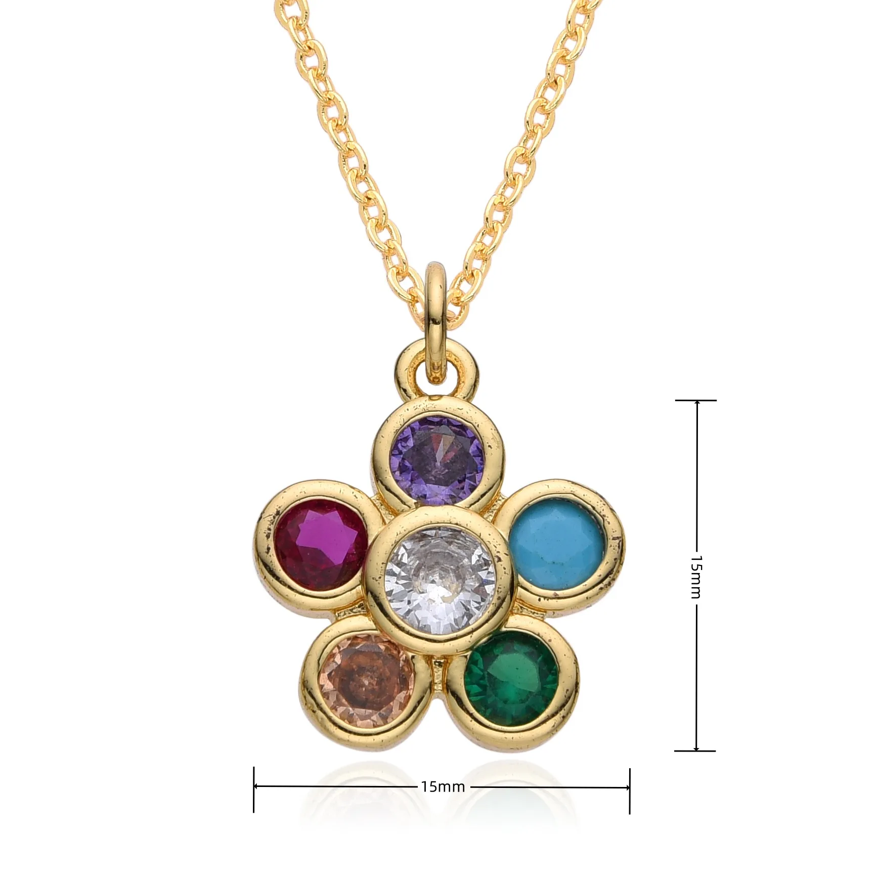 18-каратное позолоченное мужское ювелирное изделие в стиле хип-хоп ожерелье с