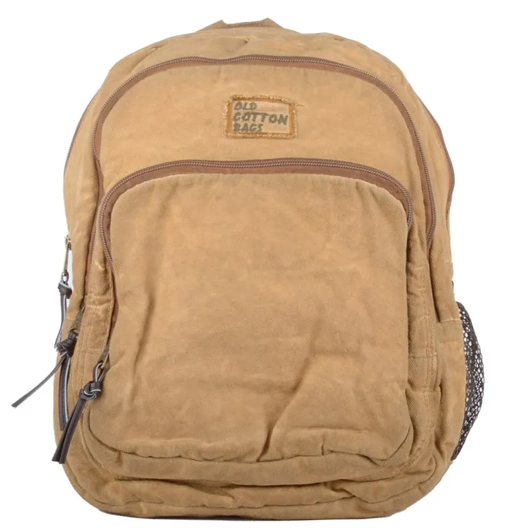 

Vintage Leather Canvas backpack Men's backpack women school backpack school bag Vintage Outdoor Men Rucksack Style