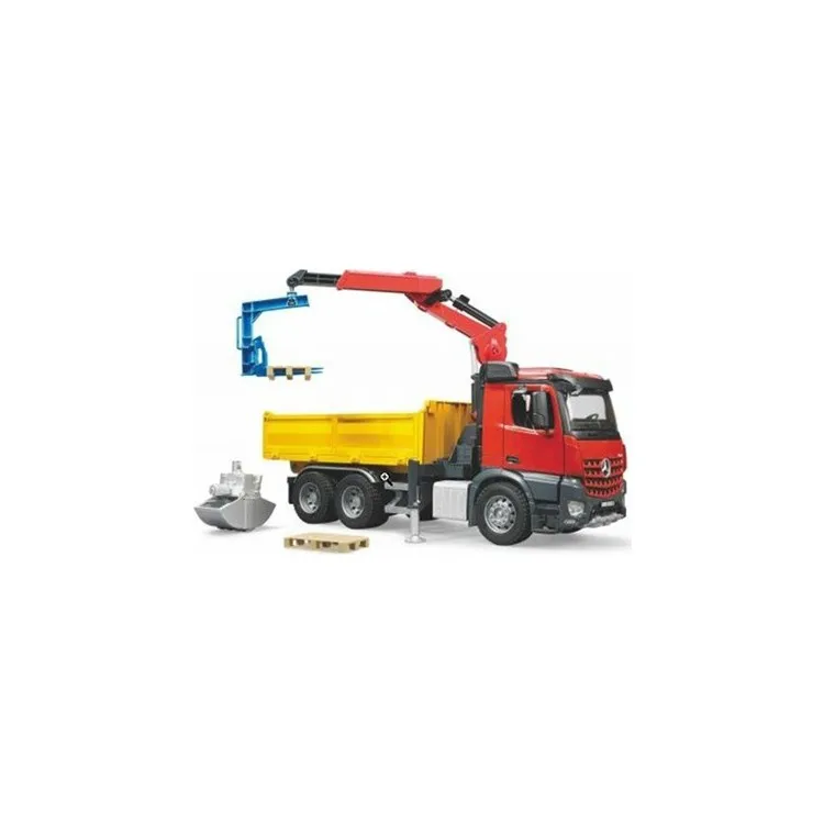 Тележка строительной площадки BR03651 с краном Bruder Mb Arocs