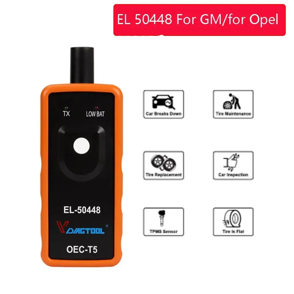 

TPMS EL50448 OEC-T5 For Opel/G M Tire Pressure Monitoring System EL50448 TPMS Reset Tool Opel EL 50448 TPMS Activation Tool