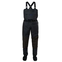 4 layer waterproof and breathable fabric fly fishing waders with neoprene stockingfoot mens durable fishing chest wader