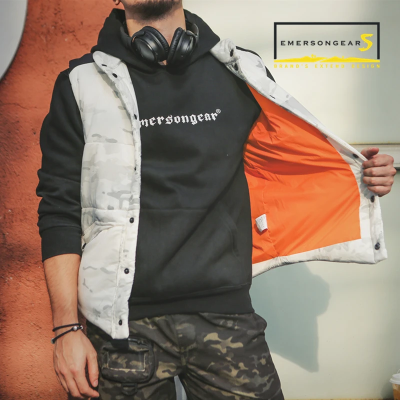 Тепловой жилет Emersongear куртка без рукавов зимняя теплая с подогревом Модный стиль