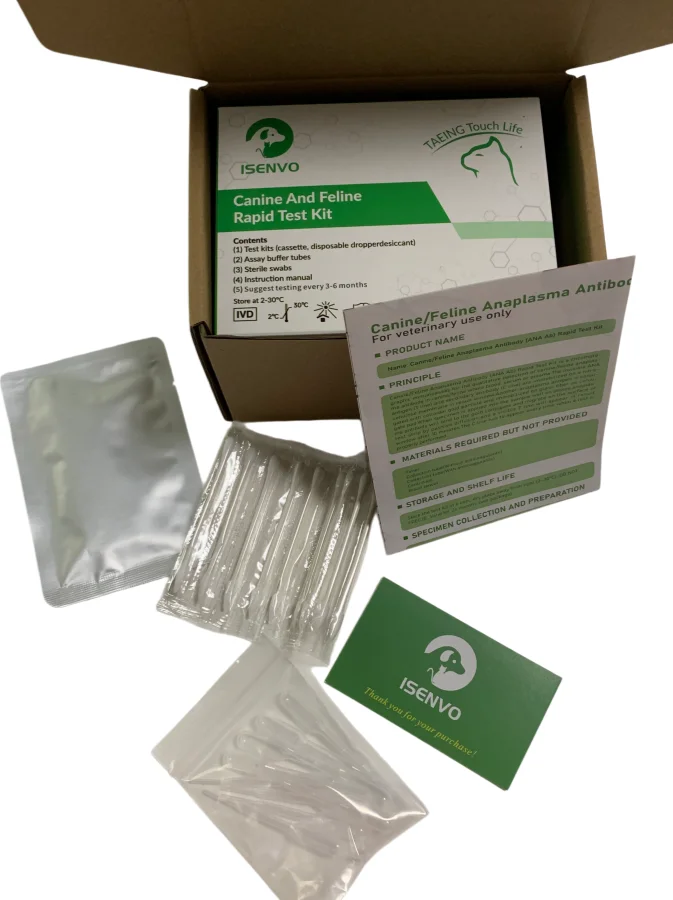 Фото Экспресс-тест на антигены Эрлихиоза (EHR Ab)/Анаплазмоза (ANA Ab)/Лаймболезня (LYME Ab)/Лептоспироза (LEP Ab)/Бруцеллеза (BRU Ab) у собак №5