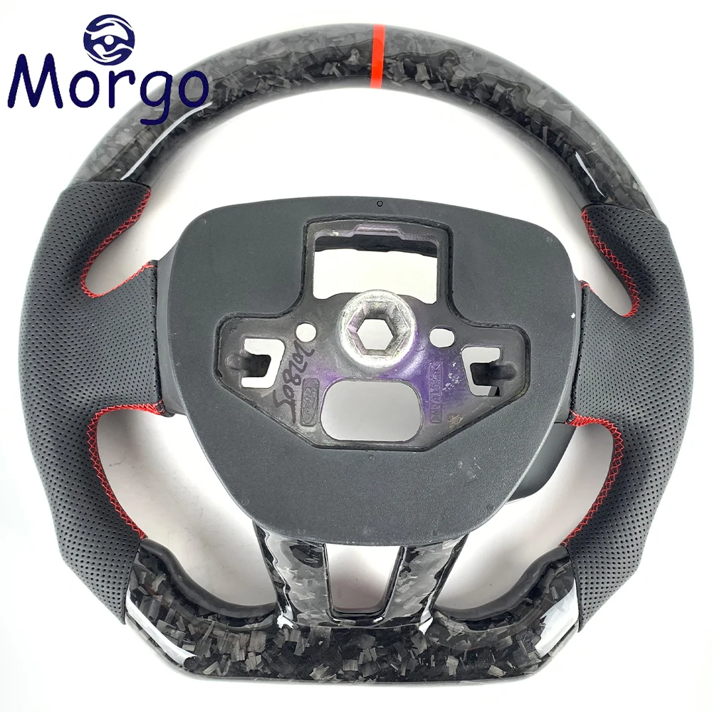 Рулевое колесо из кованого углеродного волокна под заказ для Ford Focus MK3 2015 2016 2017 ST RS