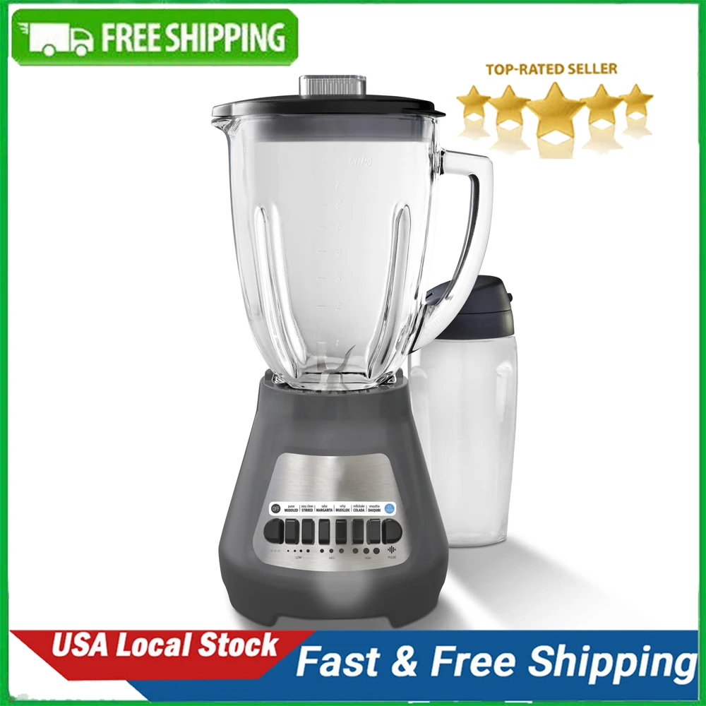 

HAOYUNMA Party Blender with XL 8-Cup Capacity Jar and Blend-N-Go Cup