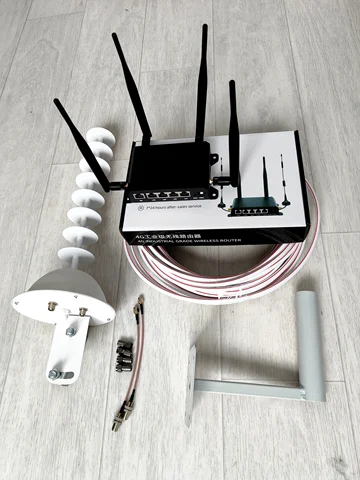 Готовый комплект интернета Keenetic WR181 прошитый WIFI модем роутер LTE 4G 3G антенна пушка 4G 3G 17-20 дб для дачи дома