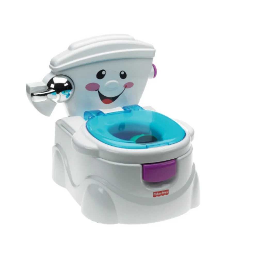 Fisher-Price Educational Fun Toilet (Turkish) Encouraging Songs and Phrases For Kids Babies Development High Quality Interactive Learning With Music Easy to Carry Hygienic 2022 Trend Family Home Health