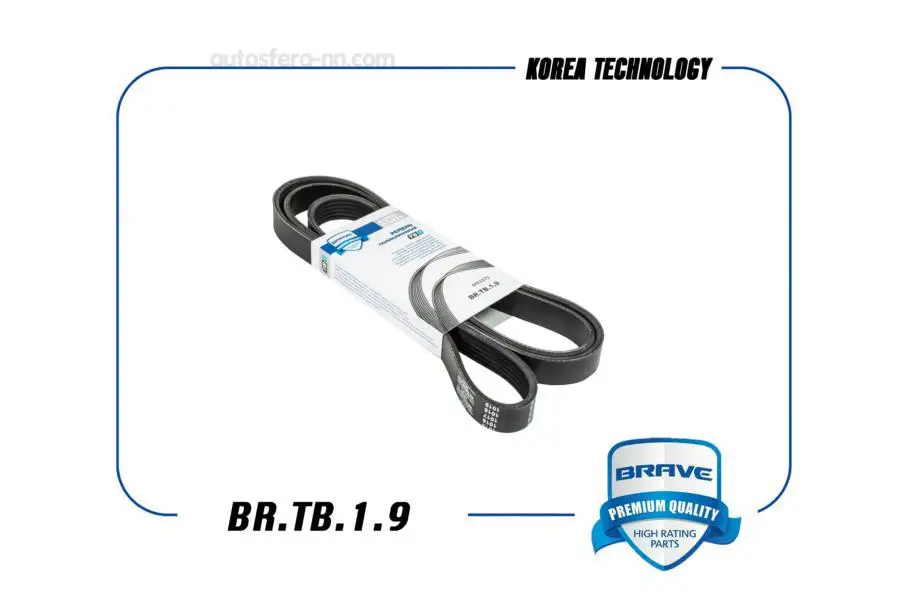 Brave brtb19 belt поликлиновый 6pk1875 Aveo 14 Lacetti 1416 DOHC | Timing Components