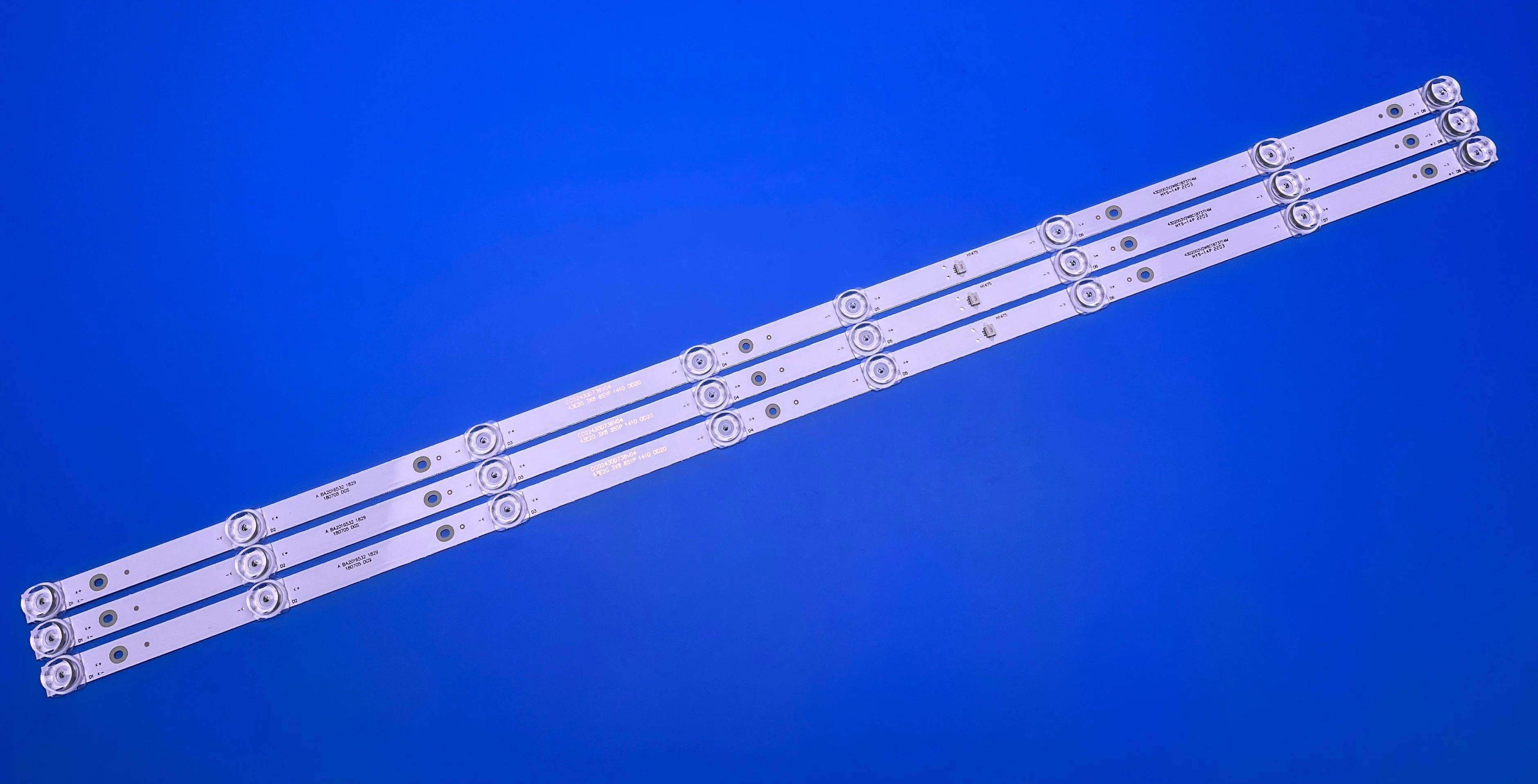 Led подсветка CC02430D738V04 CC02430D738V08 for AMCV LE-43ZTFS17 Baird TI4311DLEDDS DEXP F43D7000Q F43E8000Q | Электронные