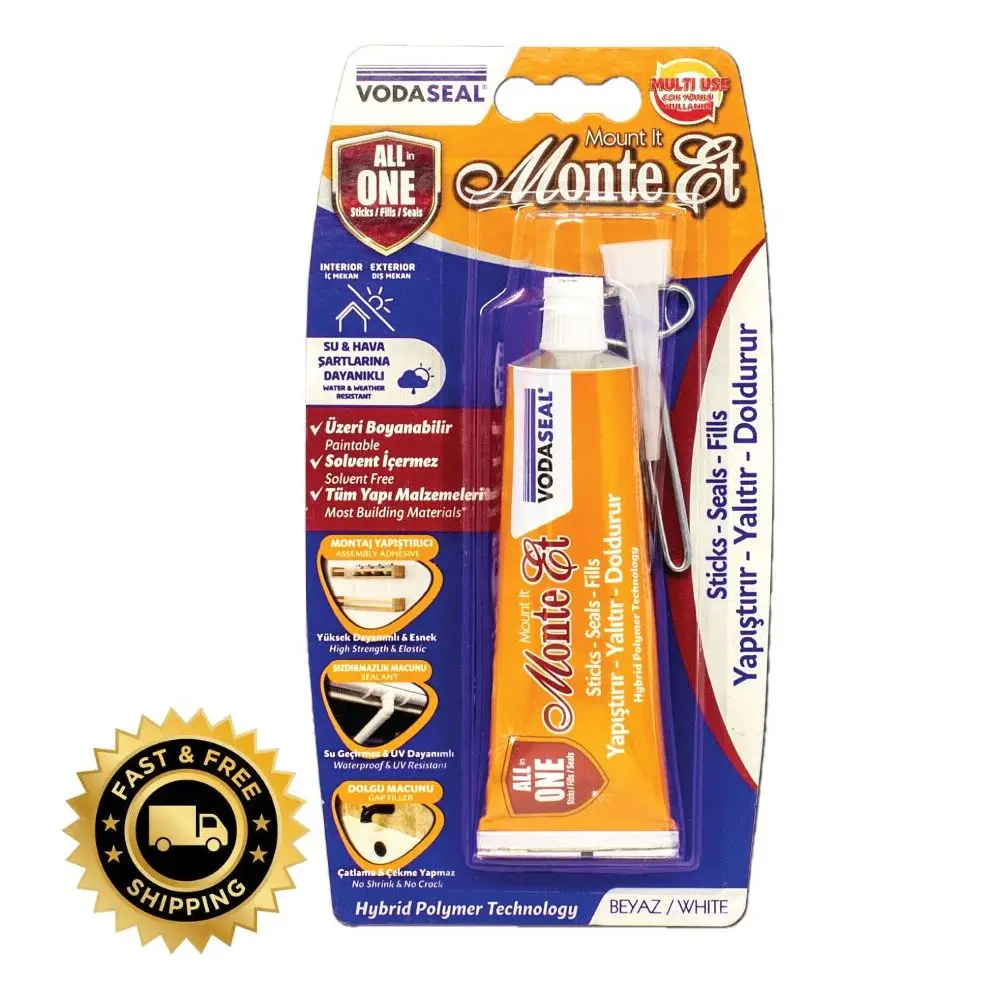 

Vodaseal Sticks Seals Fills 75 Gr Strong Adhesive Hybrid Polymer Made In Turkey